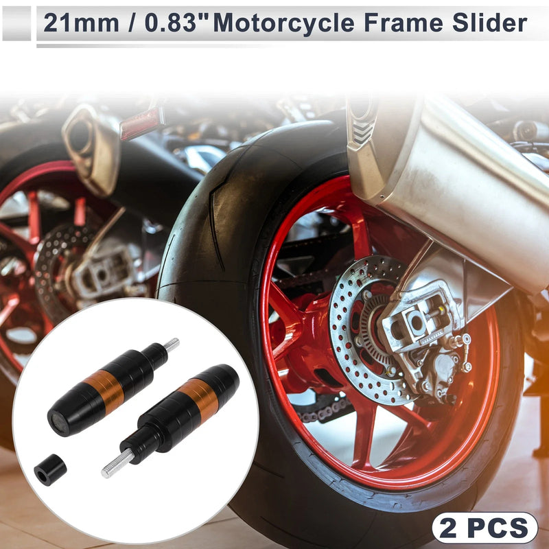 Make Model 8mm Aluminum Alloy Motorcycle Slider Frame 2 x