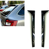 Skoda Octavia Estate 2 x Rear Window Canard Spoiler Covers (2014-2019)