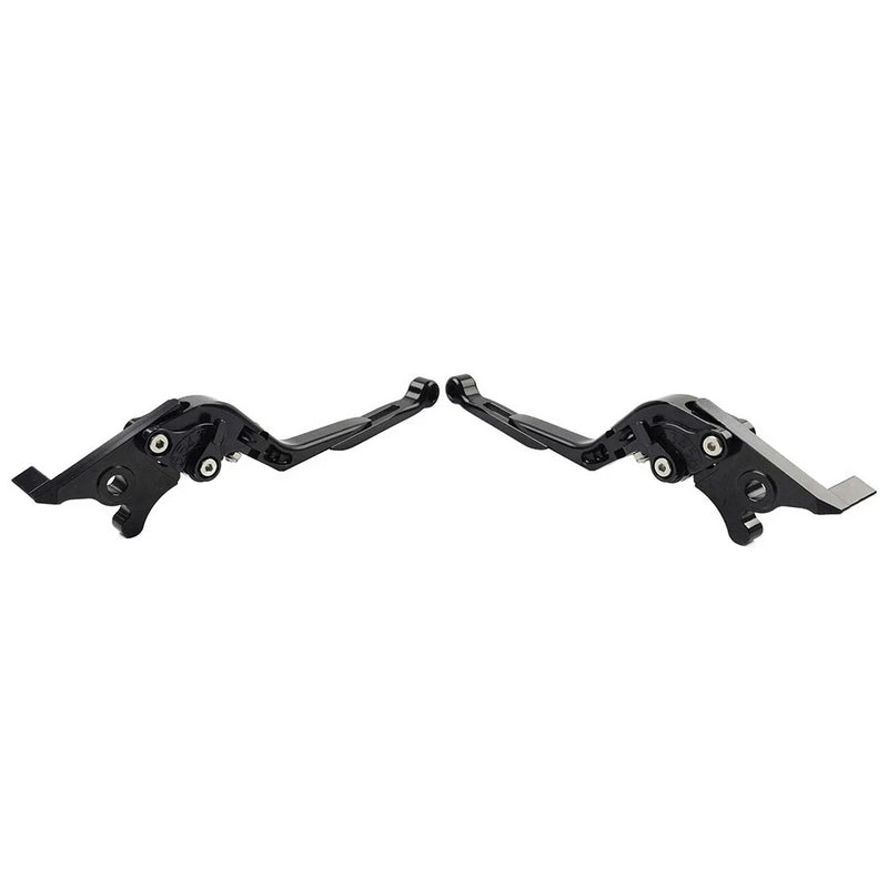 Yamaha FZ07 FZ09 MT07 MT09 XSR900 Black CNC Extendable Brake Clutch Levers