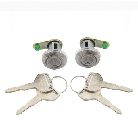 Door Lock Safety Key Set L+R Fits Toyota Hilux LN50 LN56 Pickup Truck 84-88 D08