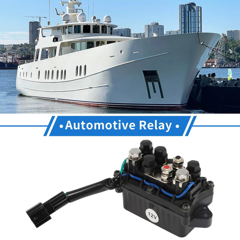 Yamaha 4-Stroke Engine Marine / Trim Solenoid Relay / 12V 8-Terminal