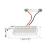 Peugeot Boxer LED License Plate Lights (2005-2020)