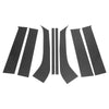 Ford Everest (2023-2024) Carbon Fiber Black 8 Pcs Door Pillar Window Trim
