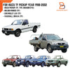 Holden Rodeo TF 5 x Front Hood Bumper Cushion Clips (1988-2002)
