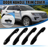 Ford Explorer (2020-2022) Black Accessories 4 x Side Door Handle Cover Trim