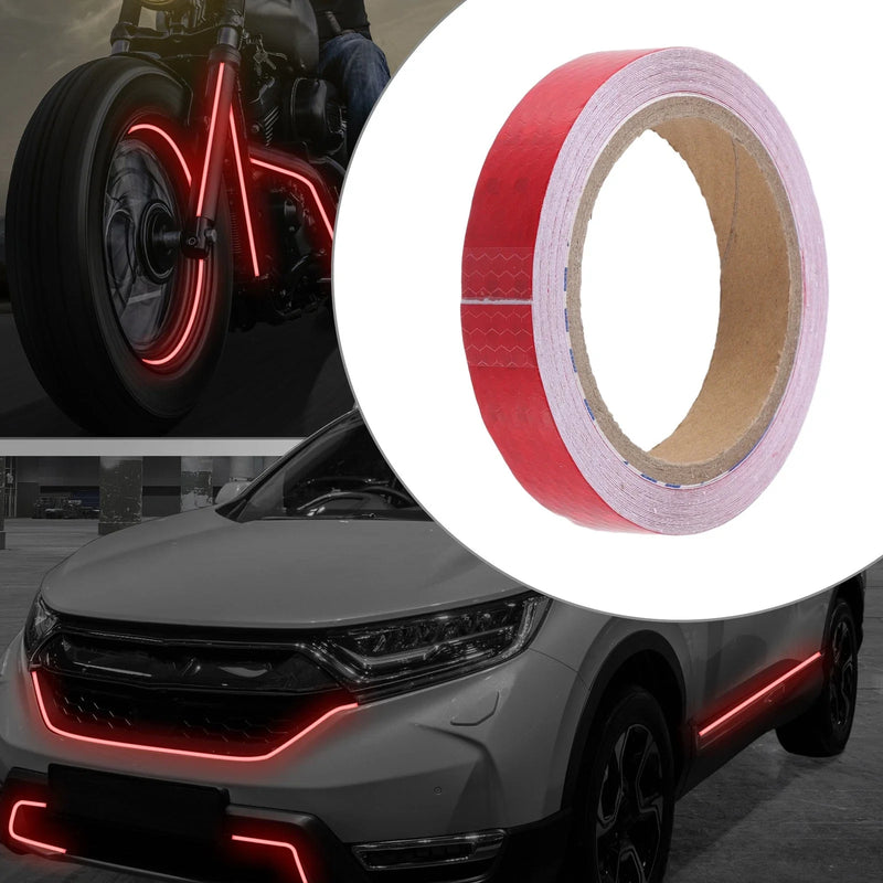 Motorcycles Universal Reflective Tape / High Brightness Reflective Sheet Red