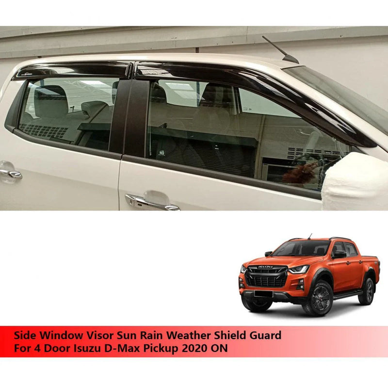 4 Door Isuzu D-Max Windshield Visor Monsoons (2020)