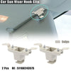 BMW 328i Beige Car Sun Visor Hook Clip Retainers (1999-2000)