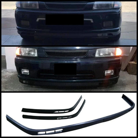 Mazda 323  2 Piece Pcs Laguna Front Bumper Splitter