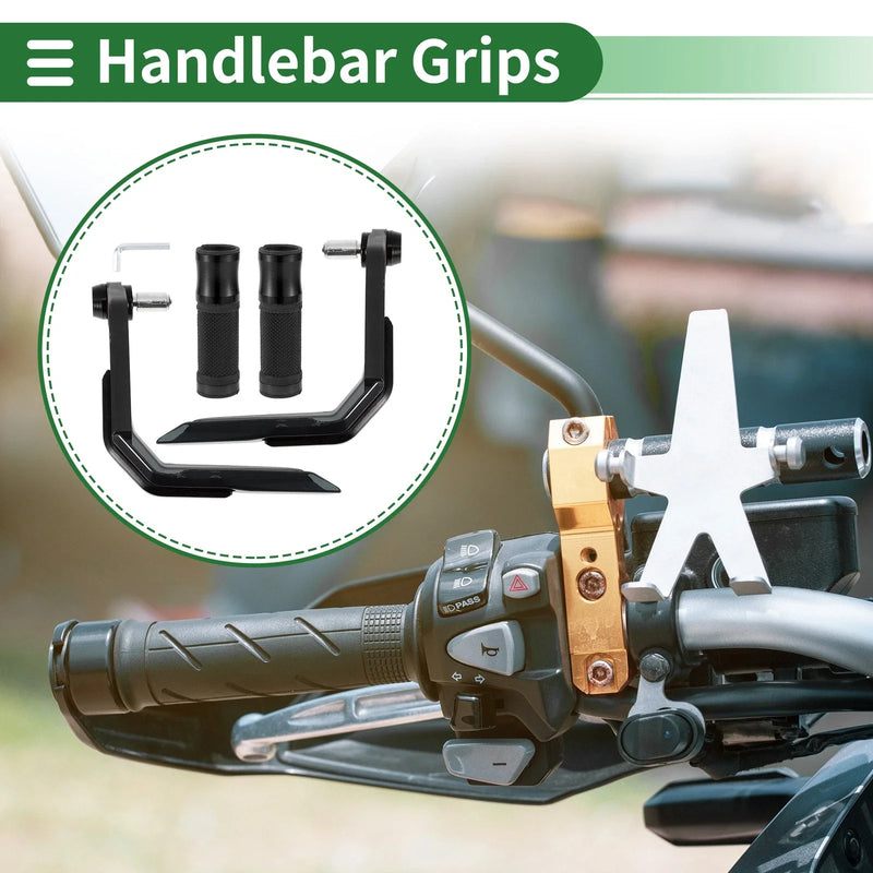 Motorcycle Hand Grips Covers Diamond Pattern