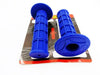 Kawasaki KX80 Blue Hand Grip Set Left Right Pair