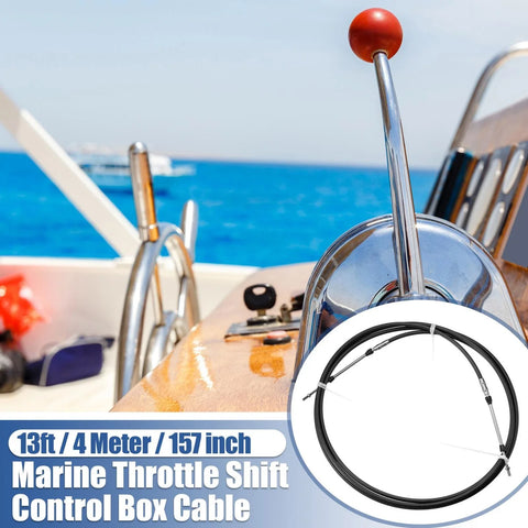 Yamaha 2 x 13ft 157Inch Marine Type Shift Remote Control Box Cable