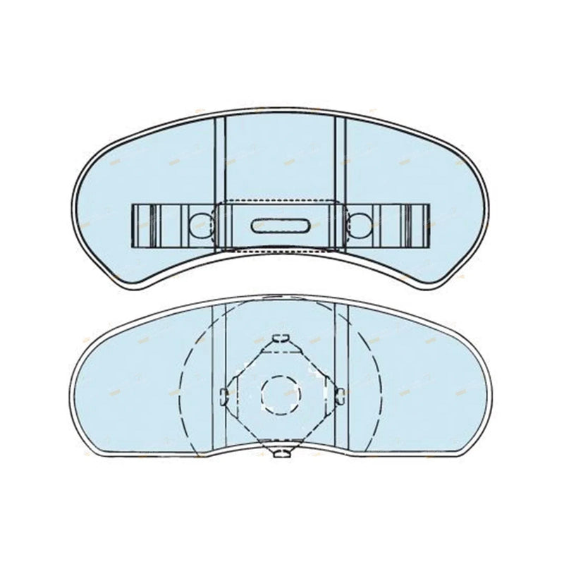 Ford Falcon Fairmont XB XC XD Rear Disc Brake Pad Set (1973-1982)