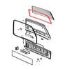 Toyota Land Cruiser FJ60 1980-1987 Back Door Glass Weatherstrip