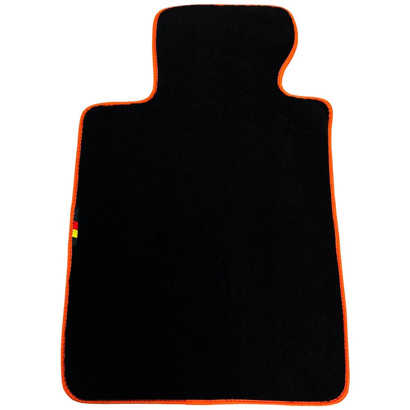 BMW M5 E39 with Orange Trim Black Floor Mats (1998-2003)