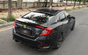 Honda Civic 4DR Sedan RS Glossy Black Spoiler Wing (2016-2021)