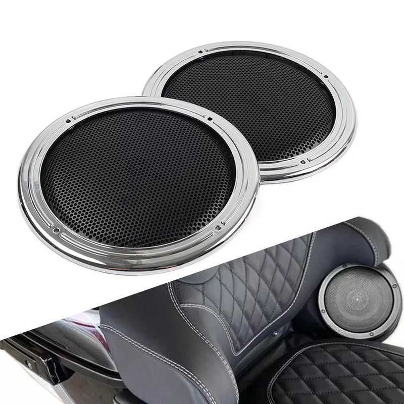 Harley Road Glide & Tri Glide Rear Speaker Pod Grilles (2014-2023)