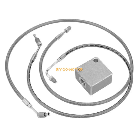 Polaris Ranger 500 4x4 / 6x6 Rear Brake Hose Lines & Fitting Cross (2000–2004)