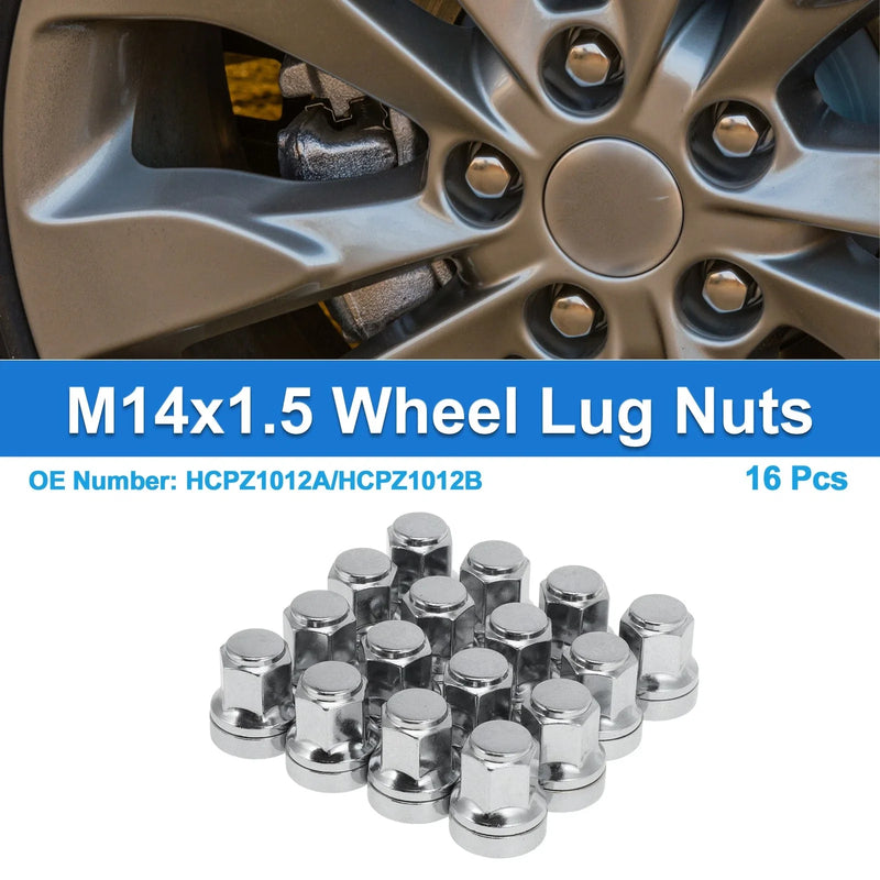 Ford F-250 Super Duty 16 x M14x1.5 Wheel Lug Nuts (2017-2023)