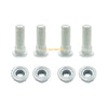 Polaris Ranger 425 450 500 700 EV TM 4 x Front Wheel Studs & Nuts
