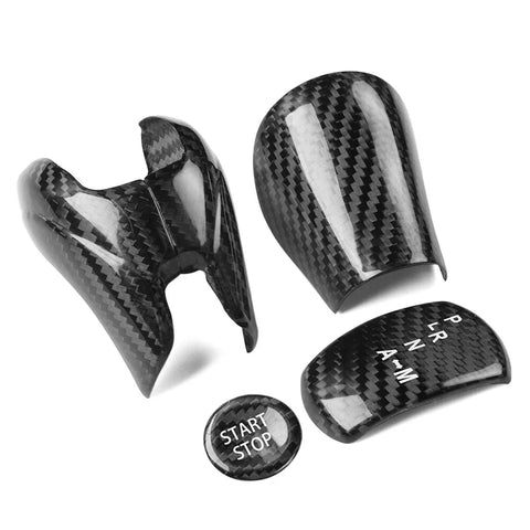 Nissan GTR R35 Gear Shift Knob & Start Stop Button Cover Trim (2008-2016)
