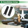 Motorcycle End Grips Black 7/8" 22mm Hand Grips Cover Kit