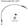 50cm 19.67 Motorcycle Brake Clutch Oil Hose Hydraulic Silver Tone Motorcycle