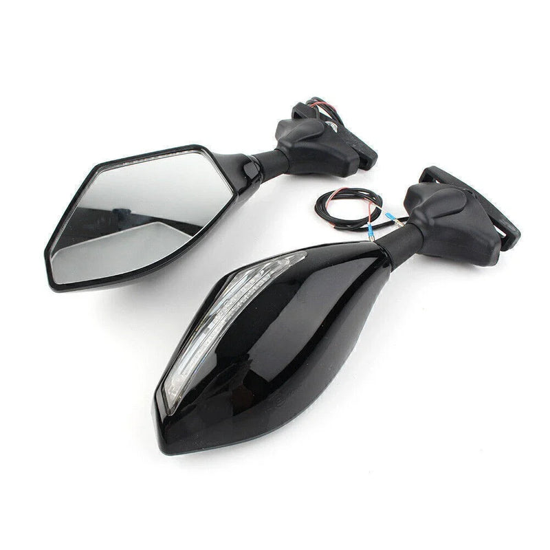 Honda CBR600 F4 F4I CBR900RR CBR 125R LED Turn Signal Mirrors (1999-2007)