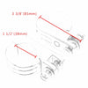 Harley Dyna 38MM Aluminum Highway Guard Foot Peg Clamp Kit