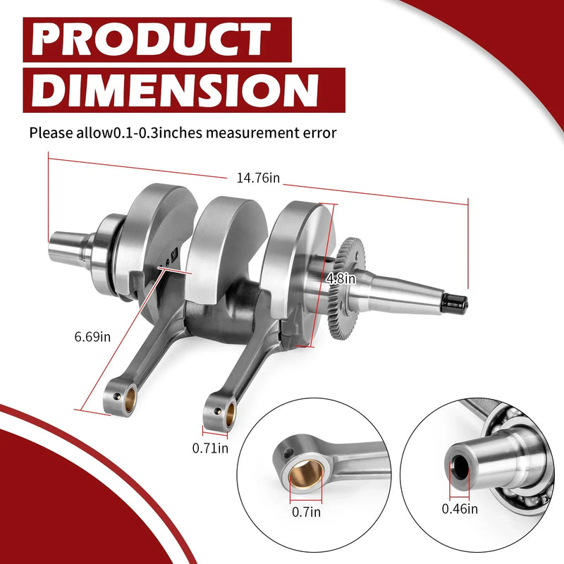 Polaris Sportsman 800 6x6 EFI Crankshaft Piston Rebuild Kit (2010–2014)