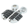Harley Dyna Super Glide, Touring, Softail 1-1/4" Lion Paw Footpegs (2006-2023)