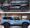 Toyota Prado 2 x Car Door Side Stripe Graphics Vinyl Film Sticker