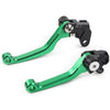 Suzuki RM125 RM250 RM85 CNC Green Pivot Brake Clutch Levers (2001-2023)