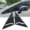 Honda Civic G9 Carbon Fiber Front Window Scoop Louver Cover (2011-2015)