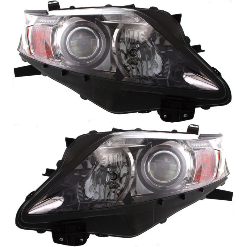 Halogen Headlight Set For 2010-2012 Lexus RX350 Base Left