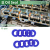 Oil Seal 14x22x8mm TPU Rotary Shaft Seal High Pressure Blue 10 Pcs