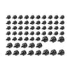 Harley Touring Road King Softail Trike 62X Engine Bolt Black Cap Kit (18-24)