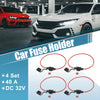 Car 4 x 18 Gauge Mini Blade Style Inline Fuse Holders w/ 40A Fuses