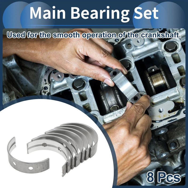TOYOTA CAMRY 2.5L V6 8 Pcs Main Bearing Set (1988–1991)