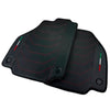 Ferrari 458 GT2 2012-2015 with Carbon Fiber Accents Leather Floor Mats