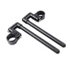Motorcycle Cafe Racer 7/8" Black Clip-On Handlebar (Universal)
