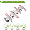 Nissan Sylphy (2020) 4 Pcs Chrome Silver Door Handle Cup Protectors