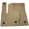 Mercedes Benz G-Class W463 Beige Leather Floor Mats (2008-2018)