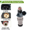 Toyota Tacoma (1995-2000) 1 Pcs Blue Silver Tone Fuel Injector 2.4L