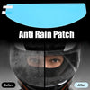 Motorcycle Helmet Anti Rain Film 9.65x3.46in Lens Shield Sticker