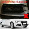 Front Bumper Fog Light Grille Cover 2 x Fits Audi S5 A5 S-Line (2013-2016)