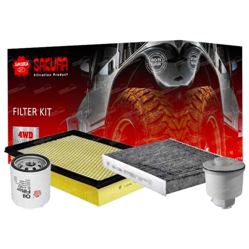 Hilux 2.4L 2GD-FTV Oil Air Fuel Cabin Filter Service