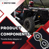 Polaris General 1000 XP 4 & RZR S 1000 Throttle Body Adaptor (2016–2020)