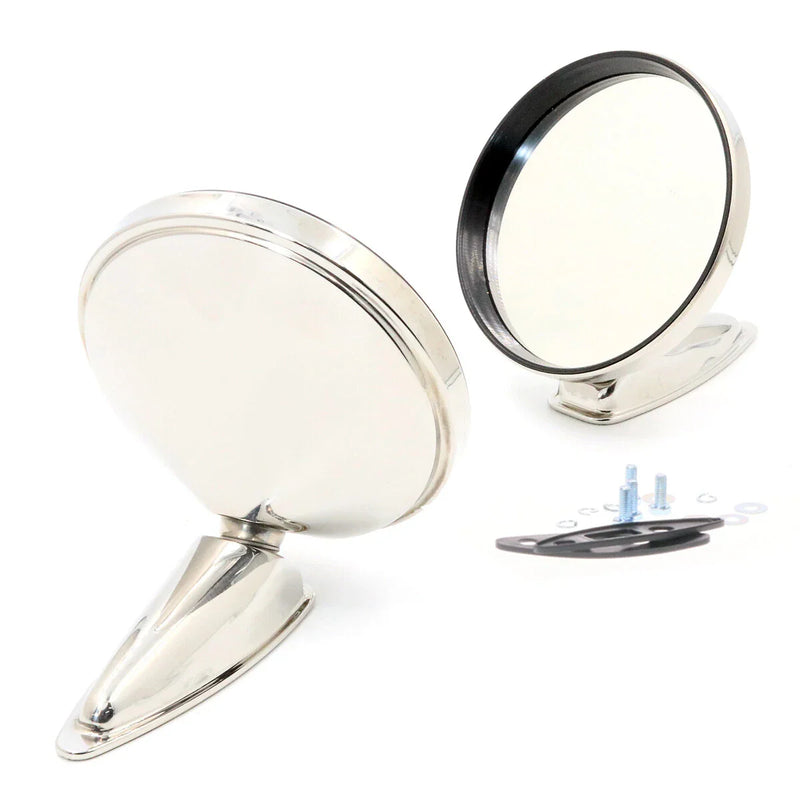Lotus Elan 1962-1973 Chrome Door Fender Mirrors