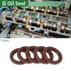 Make Model Oil Seal 25x35x5mm 5 Pcs Seal Ring Rotary Shaft Seal FKM Rubber
